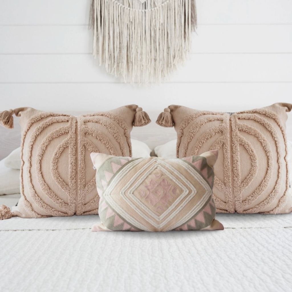 
                  
                    Mid century modern Blush Cushion cover
                  
                